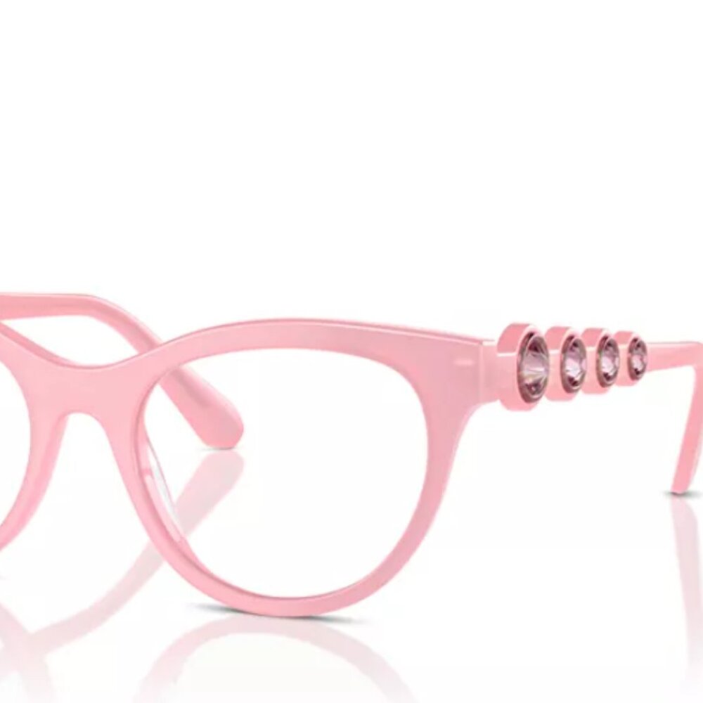 SWAROVSKI SK2025 2001 Opal Pink 52 mm Women's Eyeglasses
